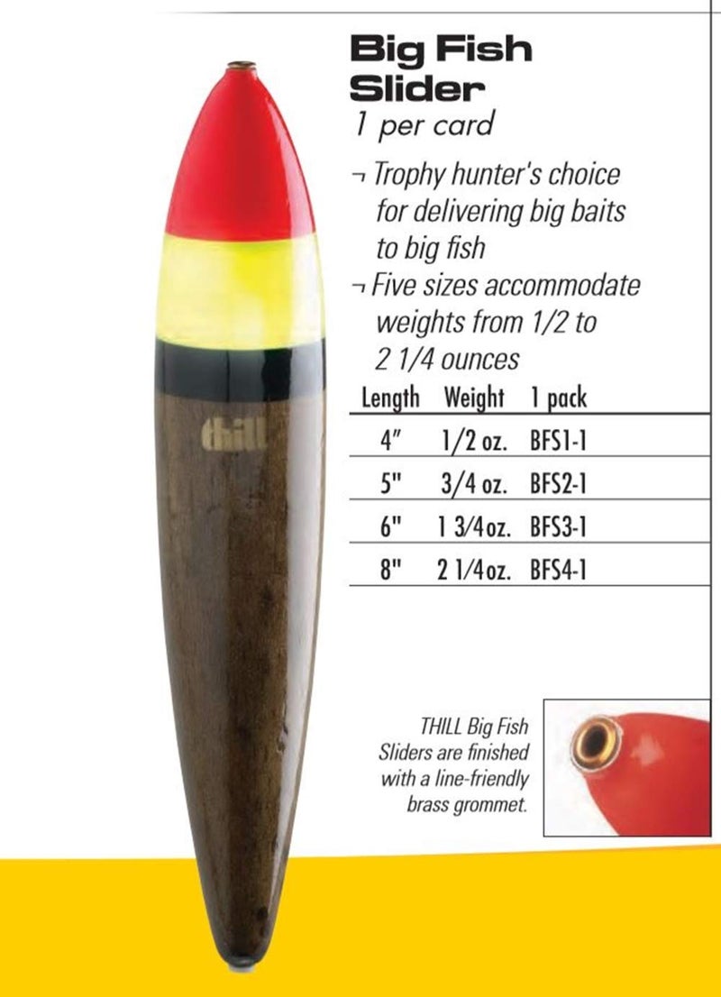 Thill BFS4-1 GM Big Fish Slider, 8-Inch,Red - Image 3